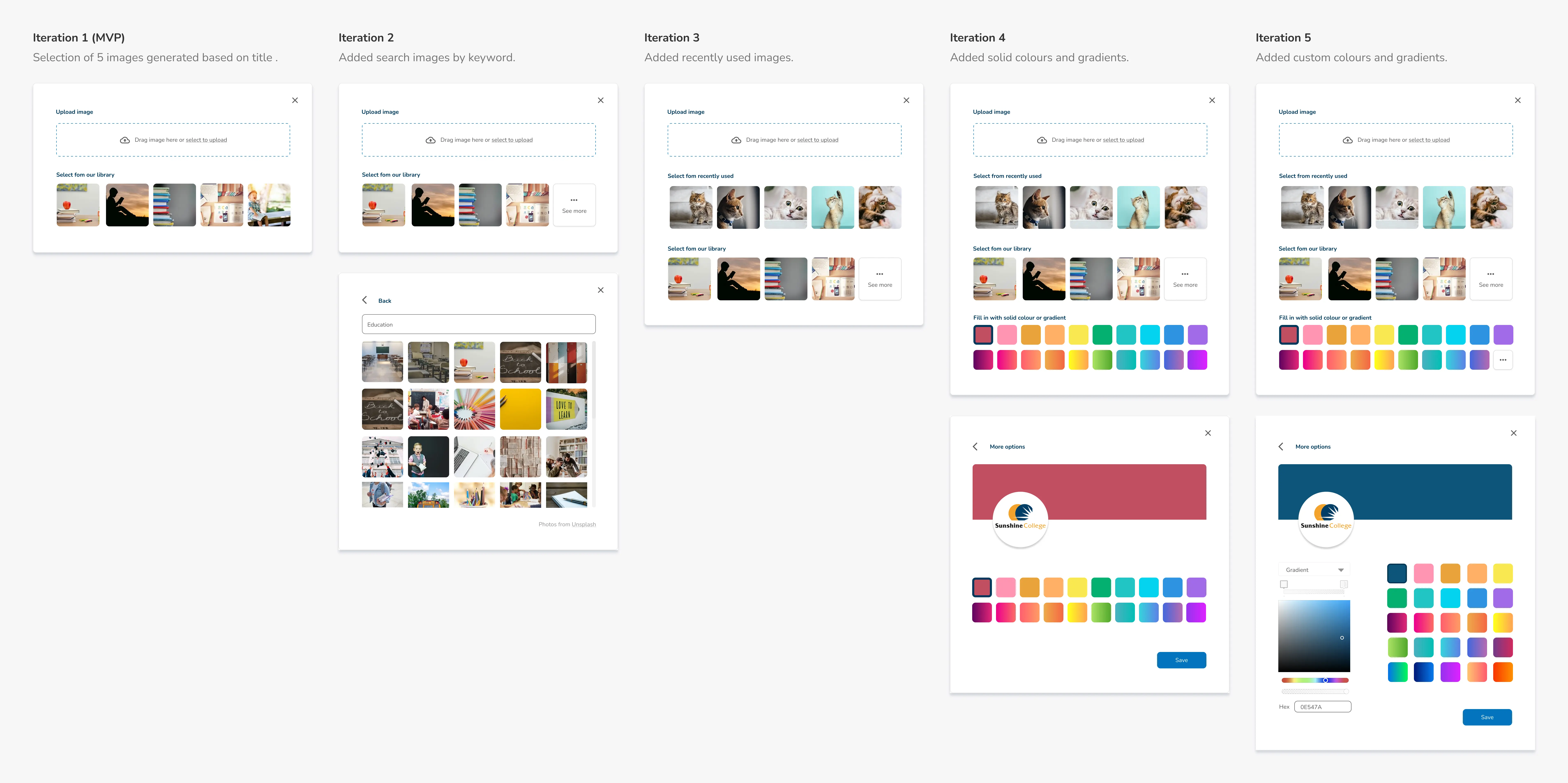 Further image iterations