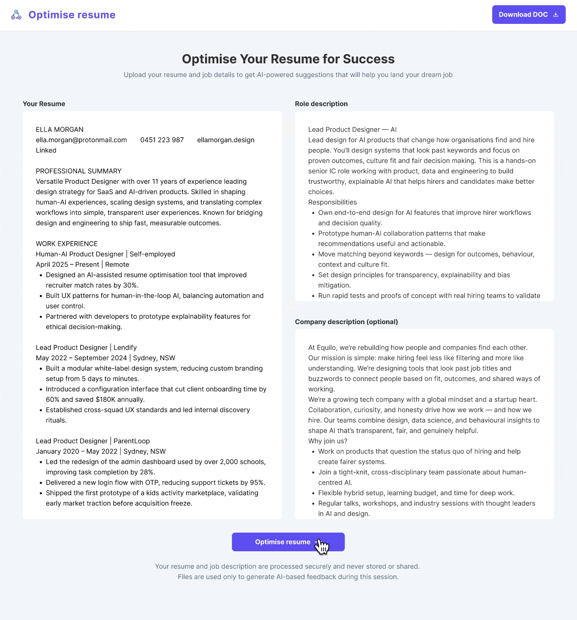 User includes a missing keyword”