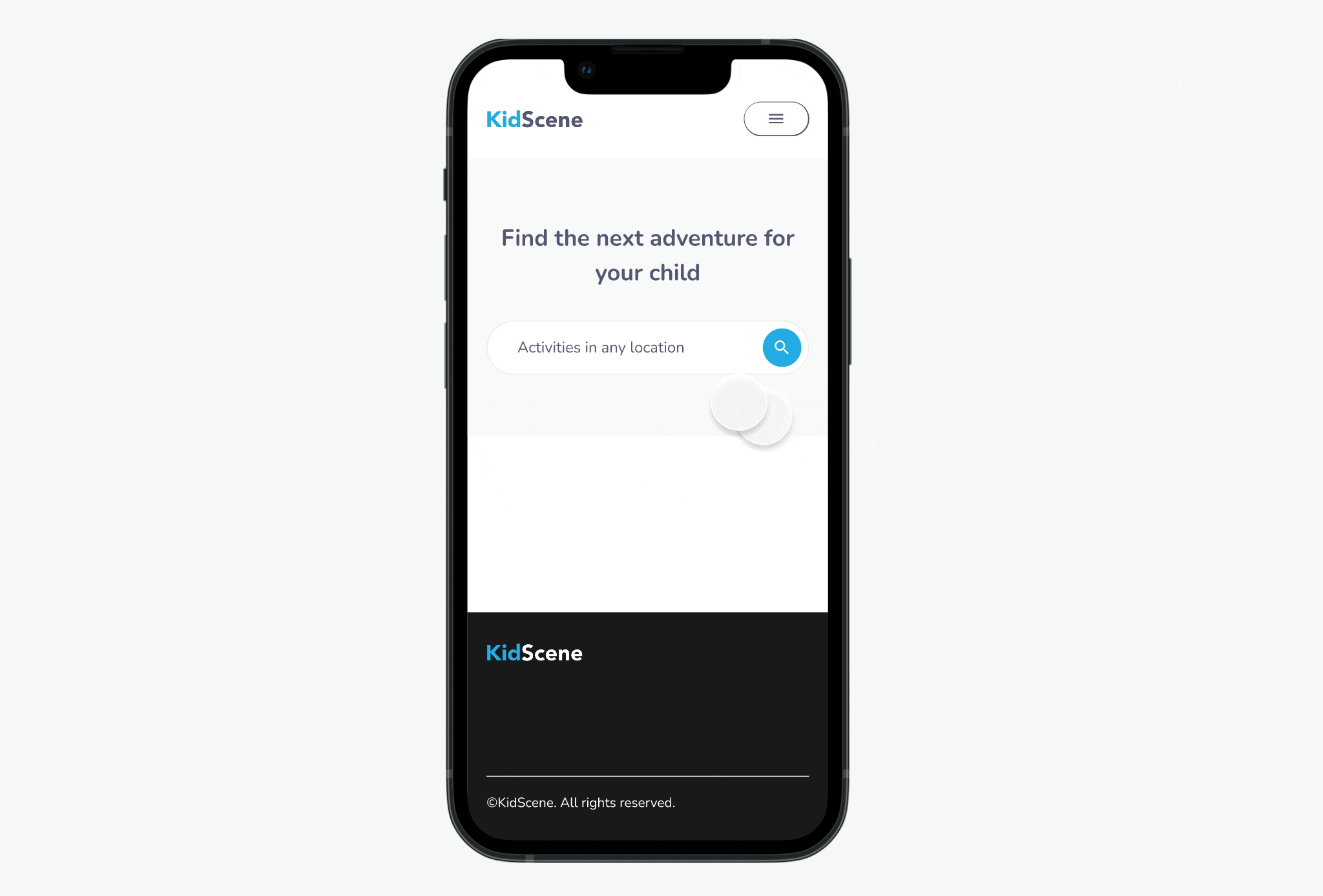 Gif describing parent booking flow